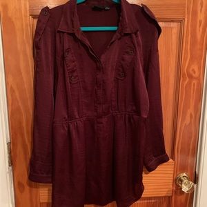 Maroon tunic